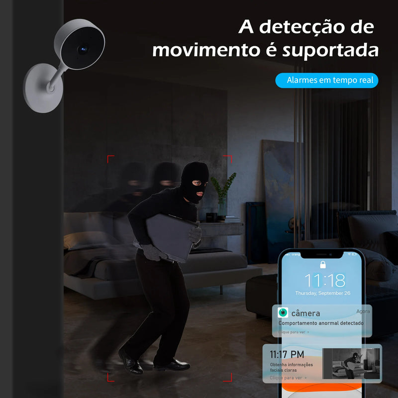 camera de vigilância para casa，tuya，visão noturna，camera seguranca wifi，monitor，baba eletronica，cameras vigilância wifi，webcam