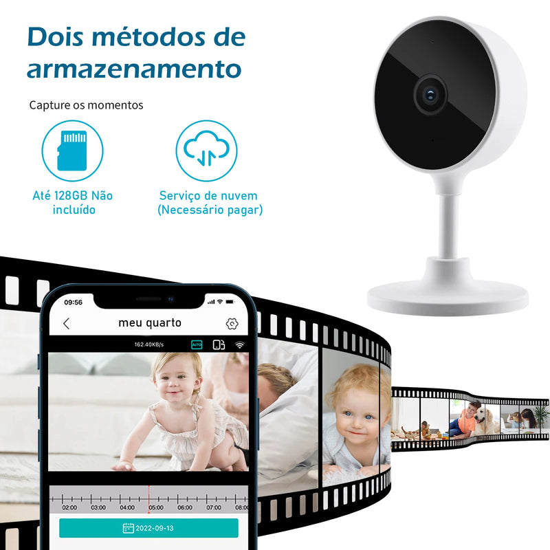 camera de vigilância para casa，tuya，visão noturna，camera seguranca wifi，monitor，baba eletronica，cameras vigilância wifi，webcam