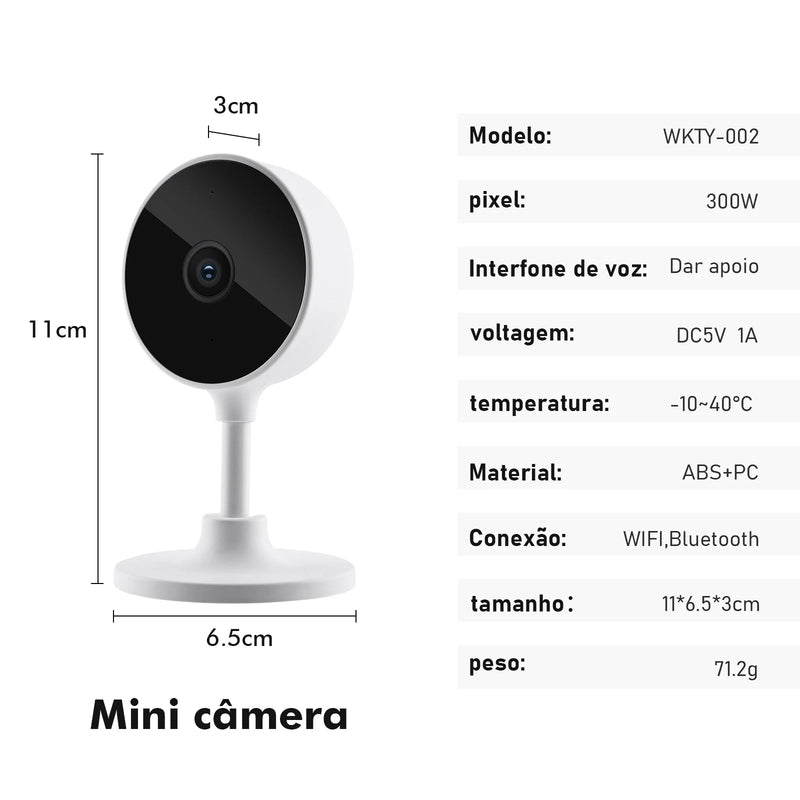 camera de vigilância para casa，tuya，visão noturna，camera seguranca wifi，monitor，baba eletronica，cameras vigilância wifi，webcam